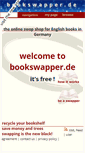 Mobile Screenshot of bookswapper.de